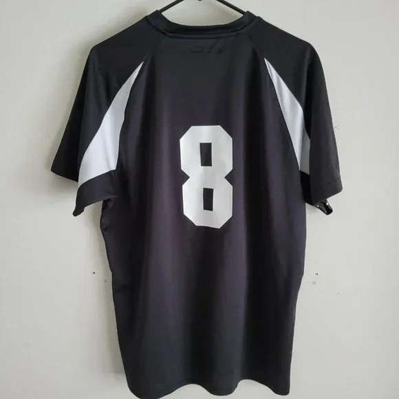 Alleson TC United Soccer Jersey Adult One-Size Black/White - Picture 5 of 5